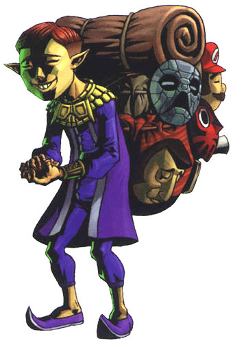 Mask Salesman Art from Legend of Zelda: Majora's Mask