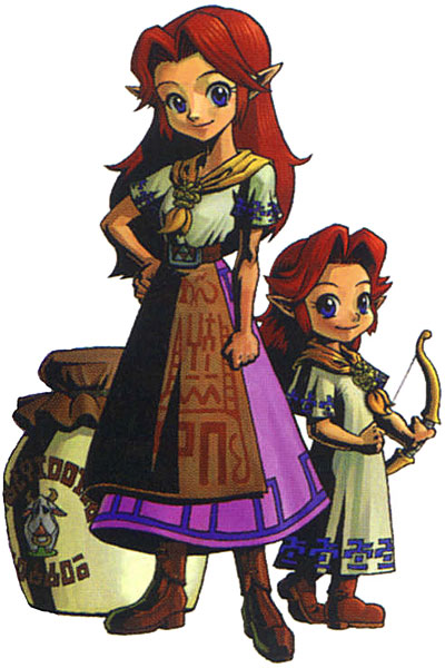 Romani & Cremia Art from Legend of Zelda: Majora's Mask