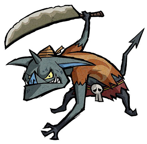 Bokoblin Art from The Legend of Zelda: The Wind Waker