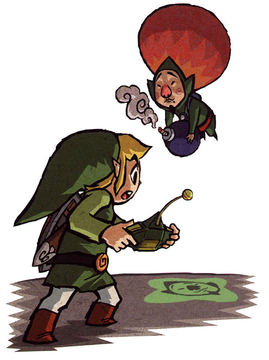 Link & Tingle Art from The Legend of Zelda: The Wind Waker