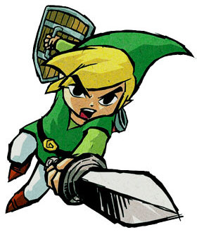 Link Slash Attack Art from The Legend of Zelda: The Wind Waker