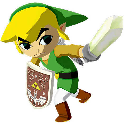 Link Game Model Art from The Legend of Zelda: The Wind Waker