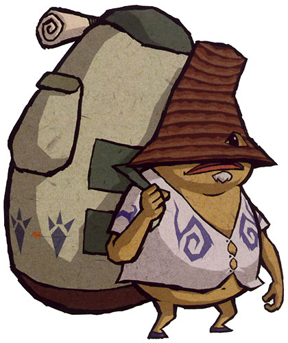 Goron Merchant Art from The Legend of Zelda: The Wind Waker