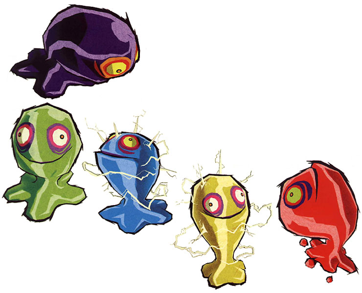 Chuchus Art from The Legend of Zelda: The Wind Waker