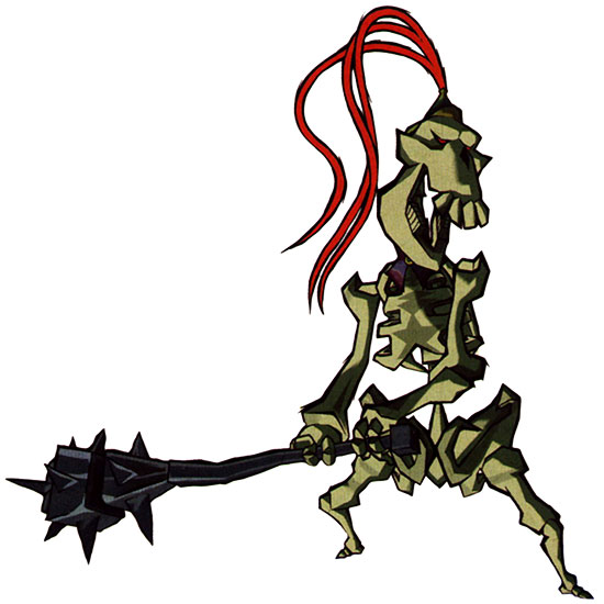 Stalfos Art from The Legend of Zelda: The Wind Waker