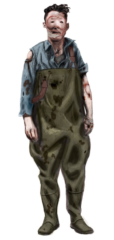 Janitor Aggressor Art from BioShock