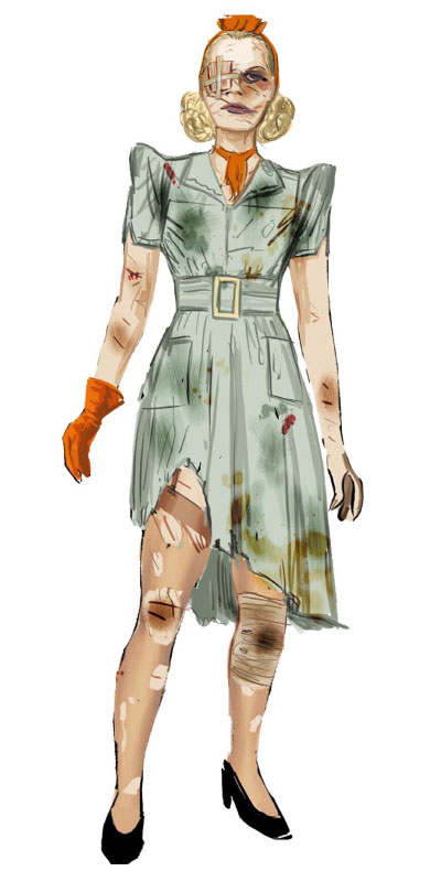 Nurse Aggressor Art from BioShock