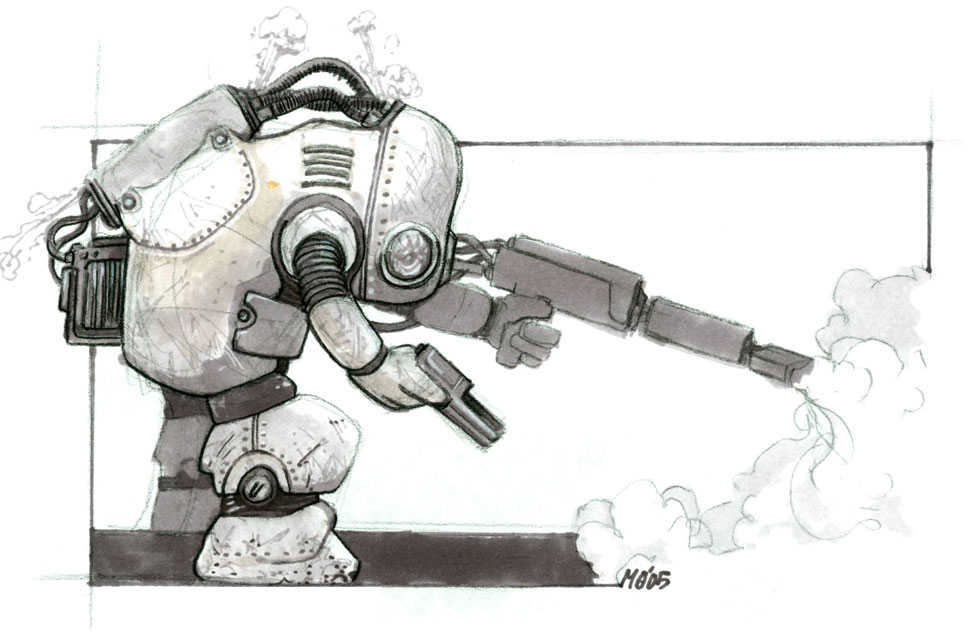 Big Daddy Art from BioShock