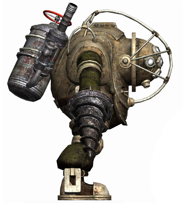 Big Daddy Side Render from BioShock