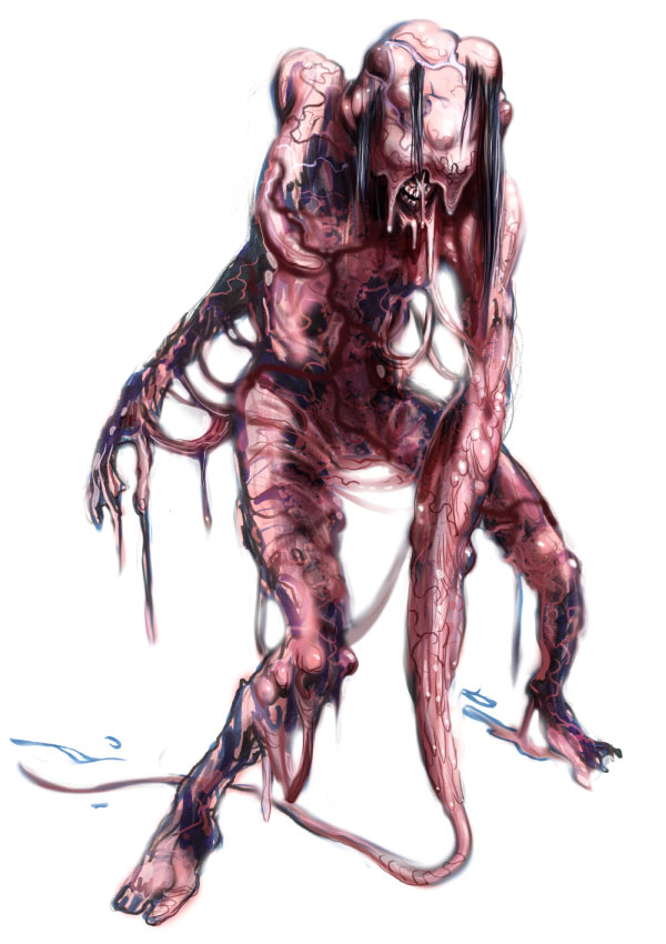 Biological Enemy Art from BioShock