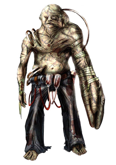 Biological Enemy Art from BioShock