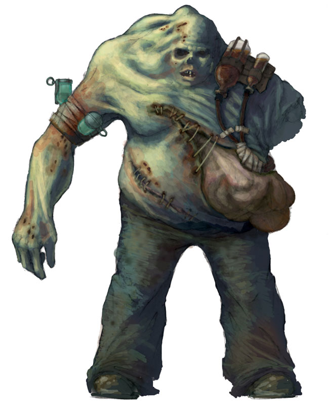 Biological Enemy Art from BioShock