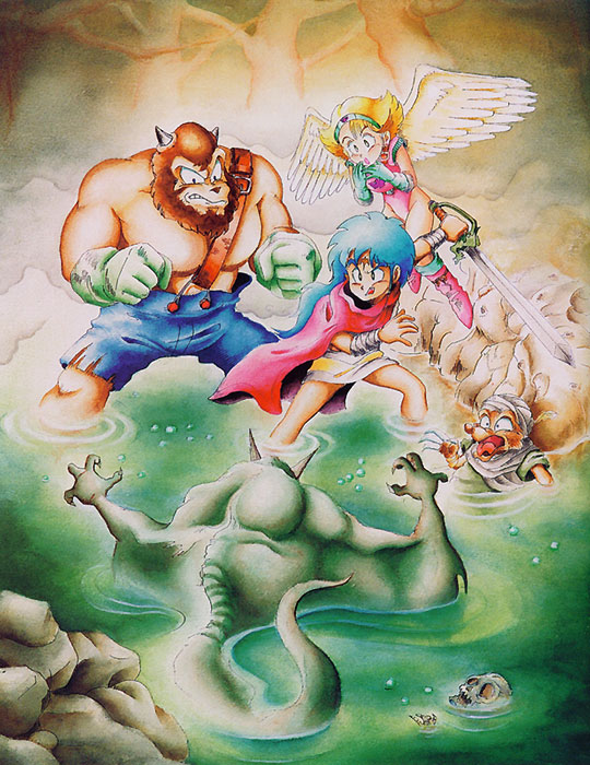 Main Characters Illustration from Breath of Fire