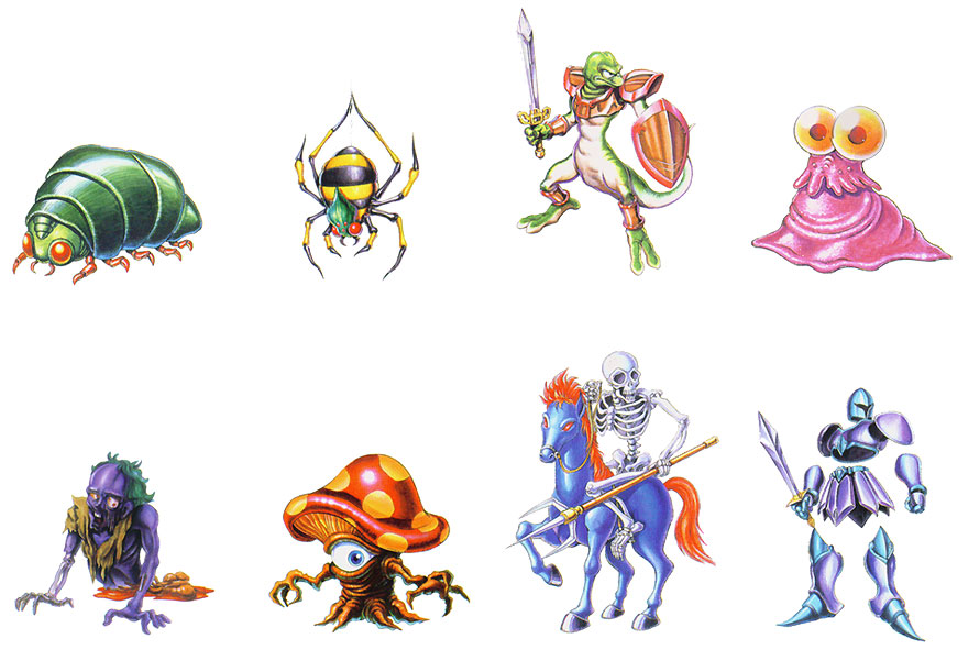 Monster Art from Breath of Fire