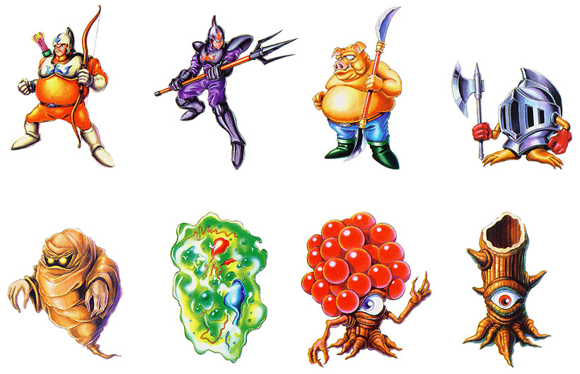 Monster Art from Breath of Fire