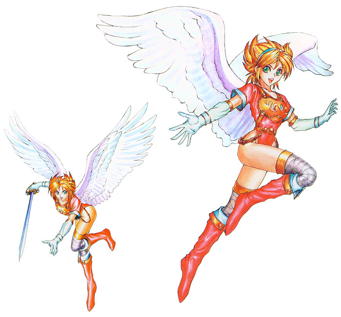 Nina Art from Breath of Fire