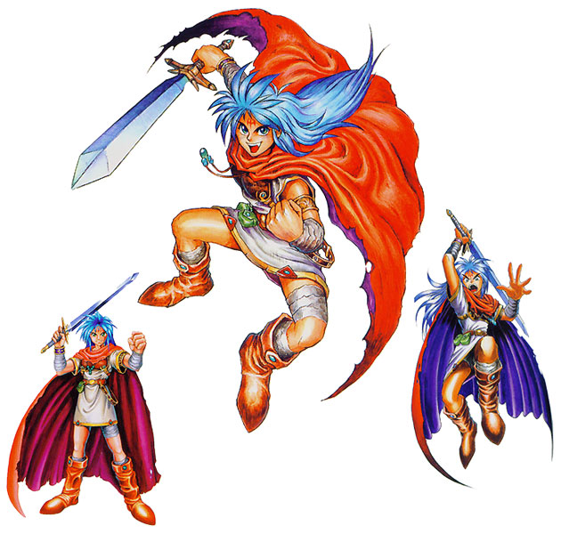 Ryu Art from Breath of Fire