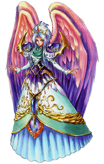 Nina Metamorphosis Art from Breath of Fire II