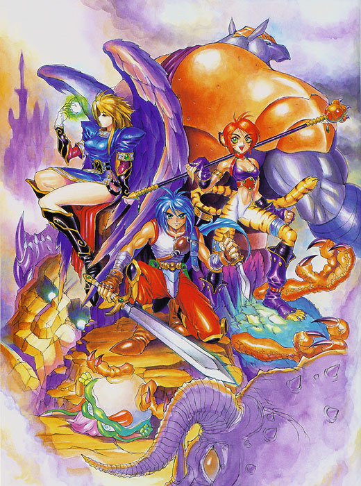 Characters Art from Breath of Fire II