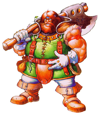 Baba Art from Breath of Fire II