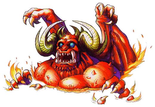 Ifreet Art from Breath of Fire II