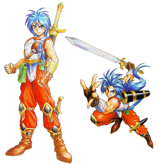 Ryu Bateson Art from Breath of Fire II