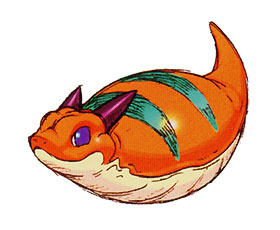 Dragon Whelp Metamorphosis Art from Breath of Fire III