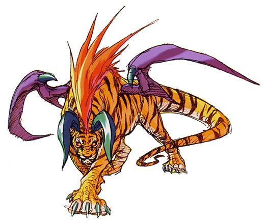 Rei Metamorphosis Art from Breath of Fire III
