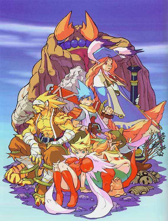 Main Characters Art from Breath of Fire III