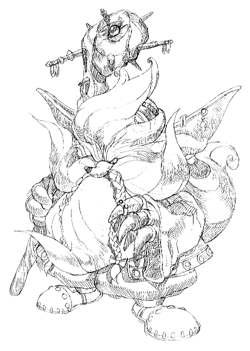 Monster Sketch from Breath of Fire III