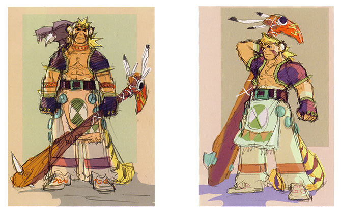 Cray Concept Art from Breath of Fire IV