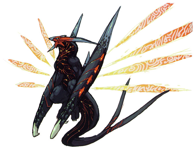 Tyrant Dragon Art from Breath of Fire IV
