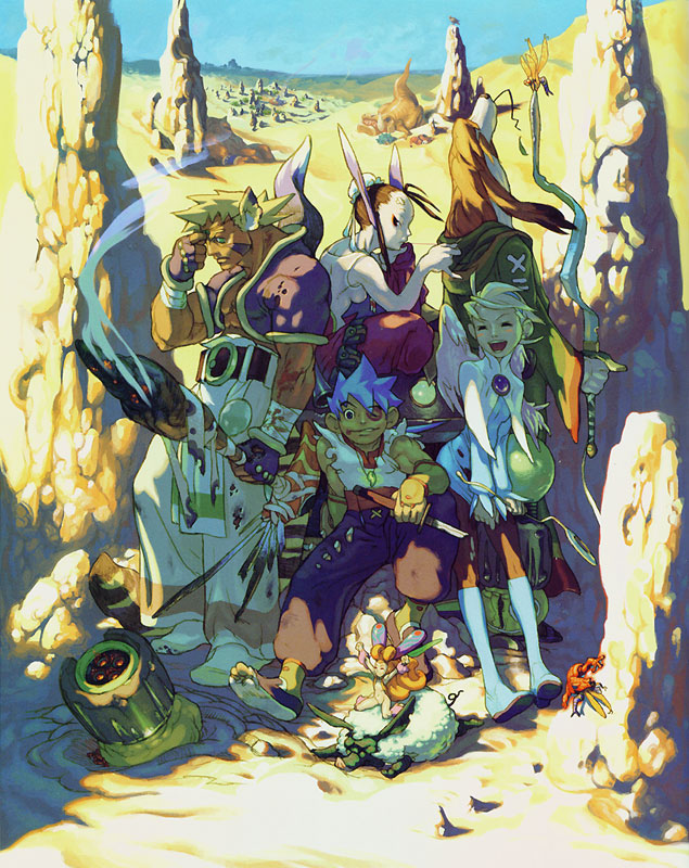 Main Characters Art from Breath of Fire IV