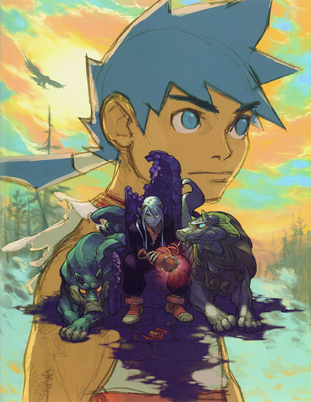 Ryu & Fou-lu Art from Breath of Fire IV