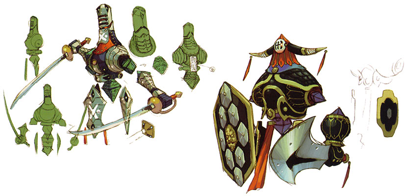 Armor Monster Artwork from Breath of Fire IV