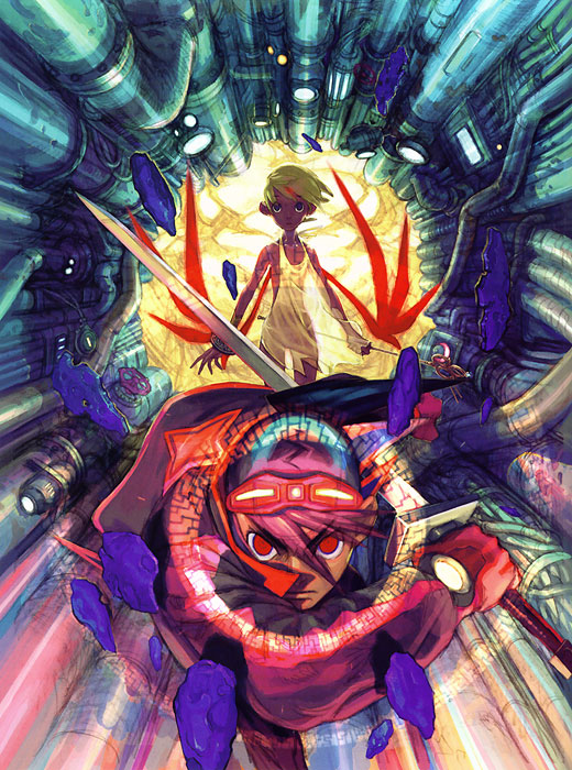 Nina & Ryu Concept Art from Breath of Fire V