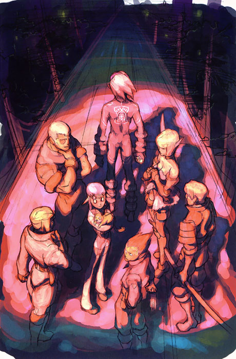Characters Concept Art from Breath of Fire V