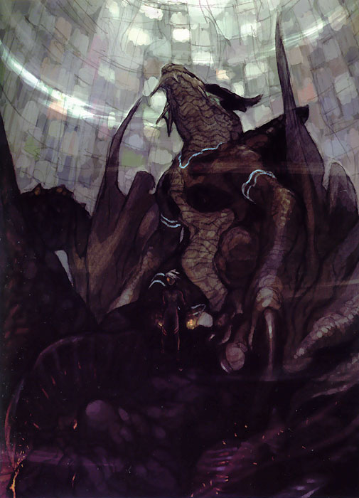 Dragon Concept Art from Breath of Fire V