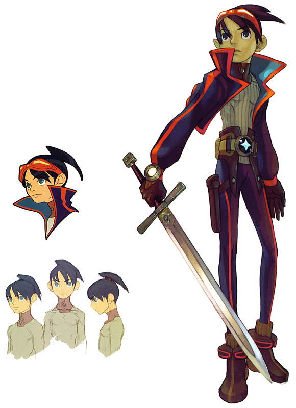 Ryu Art from Breath of Fire V