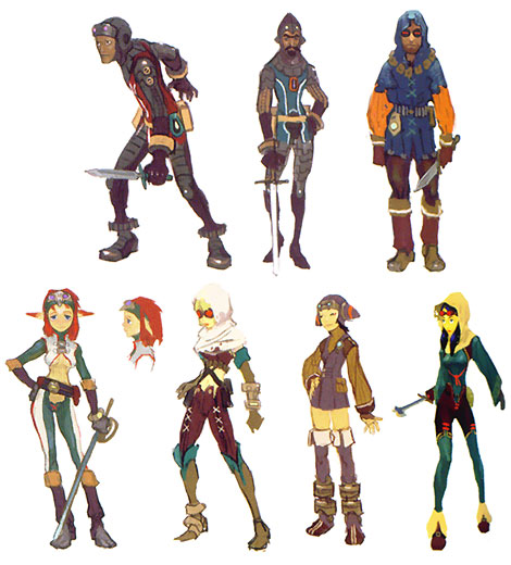 Trinity Art from Breath of Fire V