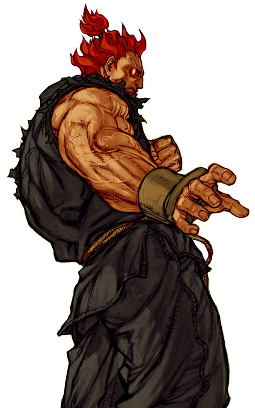 Akuma Art from Capcom vs. SNK 2