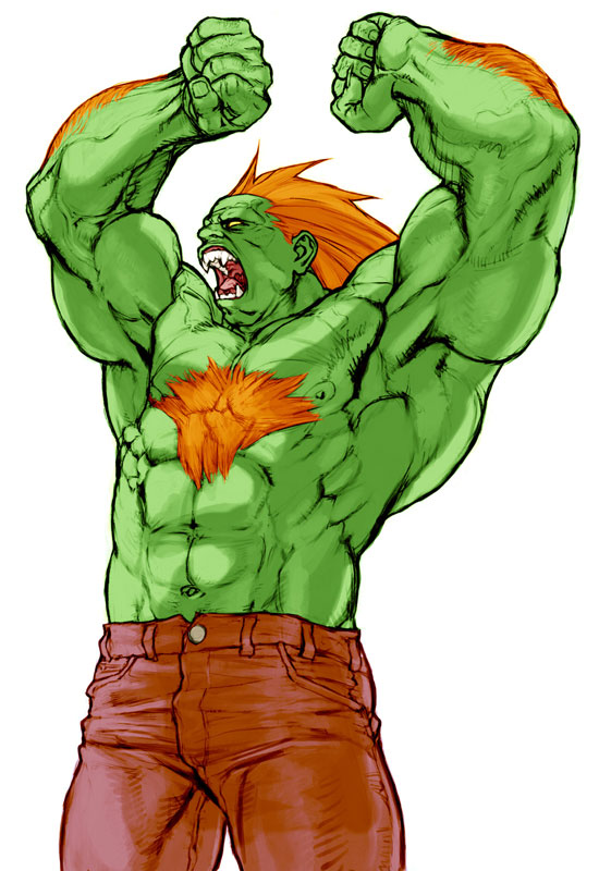 Blanka Art from Capcom vs. SNK 2
