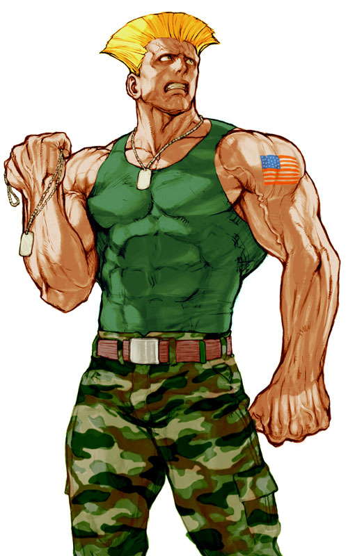 Guile Art from Capcom vs. SNK 2