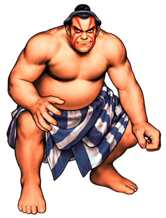 Edmond Honda Artwork from Capcom vs. SNK 2