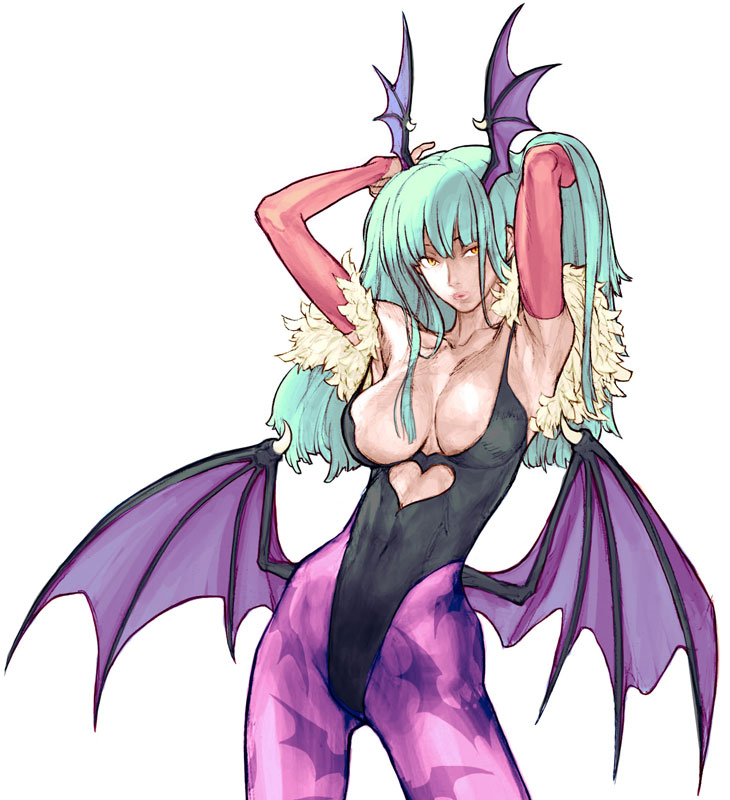 Morrigan Aensland Art from Capcom vs. SNK 2