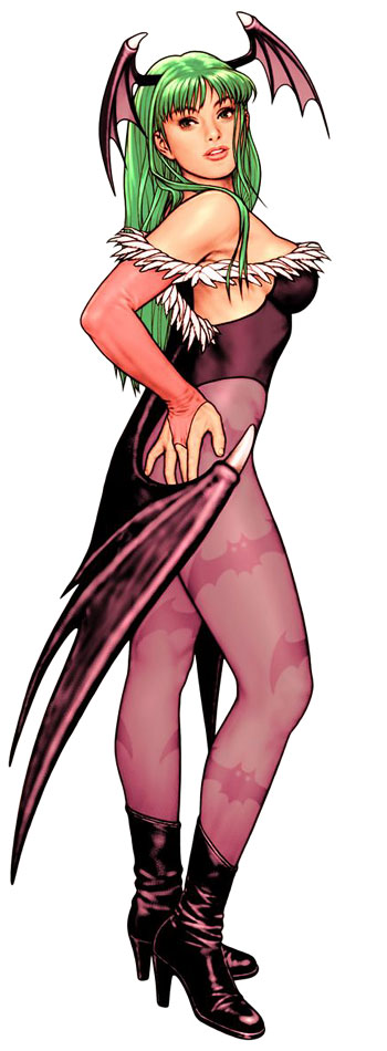 Morrigan Aensland Artwork from Capcom vs. SNK 2