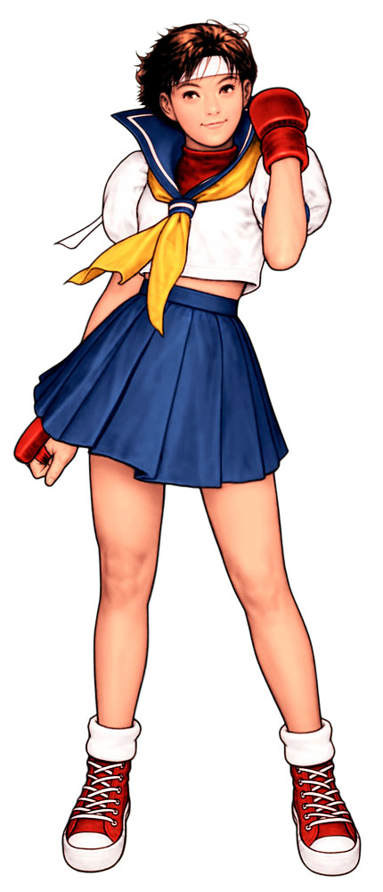 Sakura Artwork from Capcom vs. SNK 2