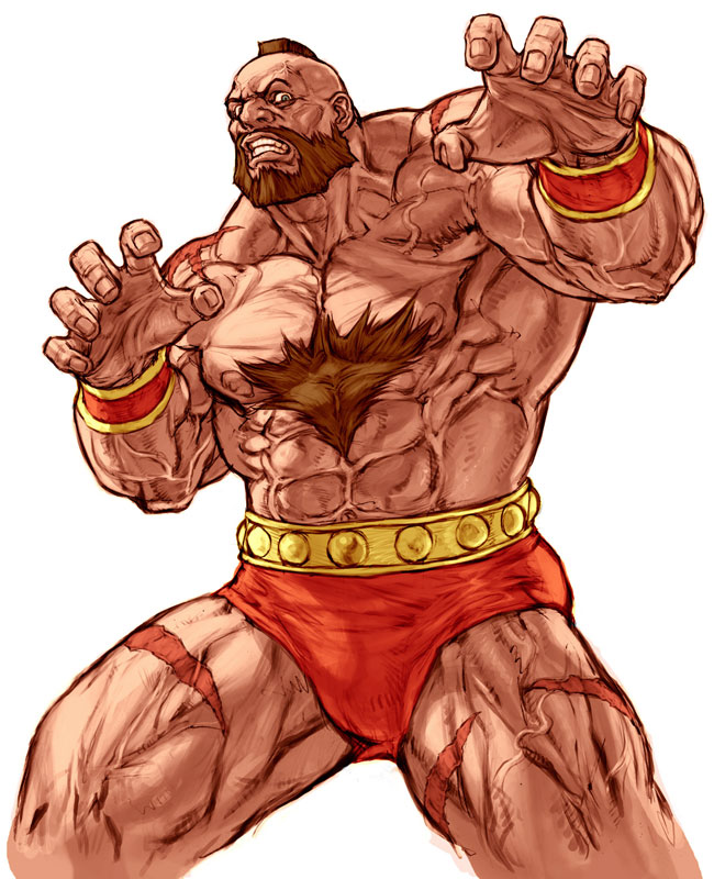 Zangief Art from Capcom vs. SNK 2
