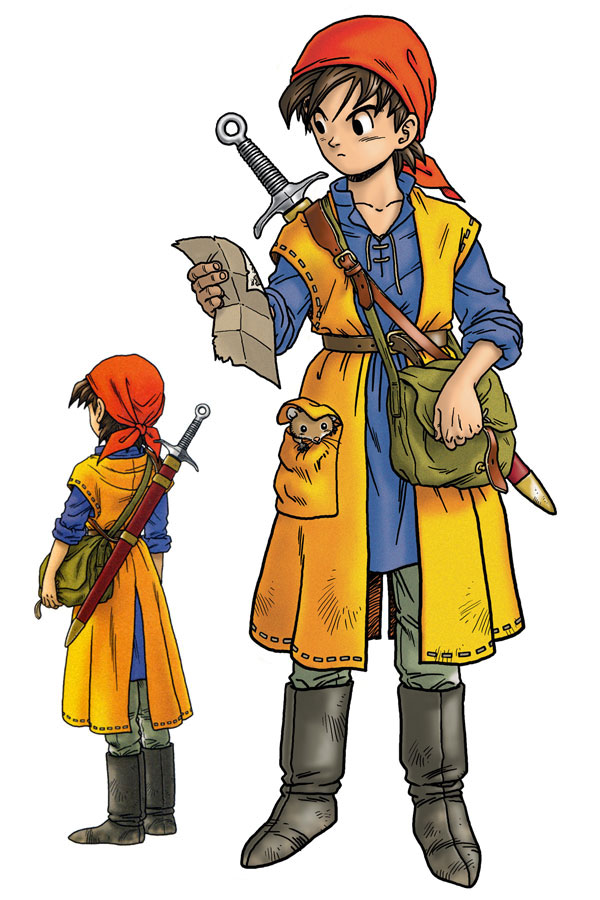 Hero Art from Dragon Quest VIII