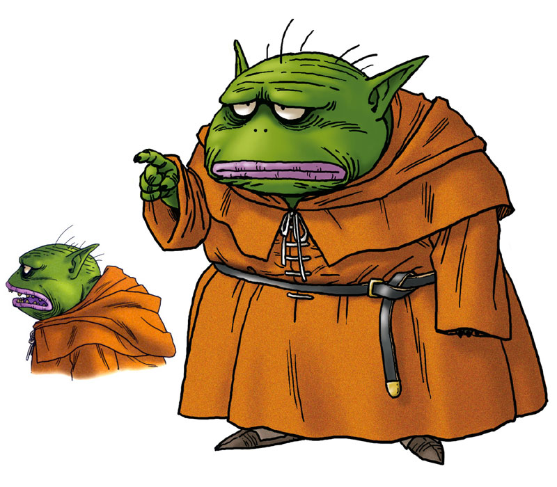 King Trode Art from Dragon Quest VIII